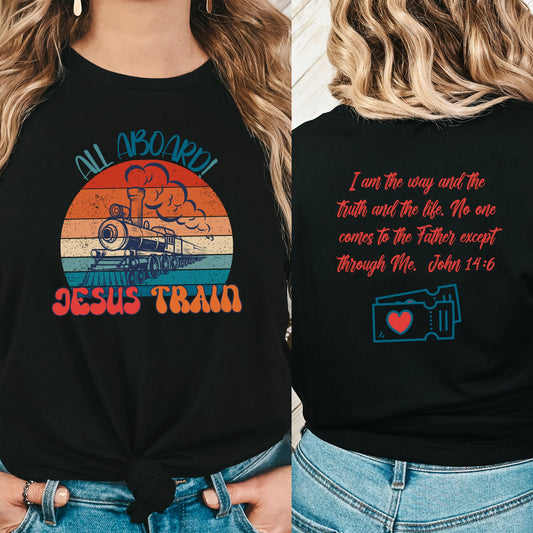 Jesus Train Shirt | Jesus Movement Shirt - Christian Shirt