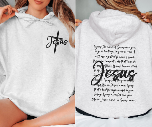 Speak the Name of Jesus Hoodie | Christian Jesus Hoodie