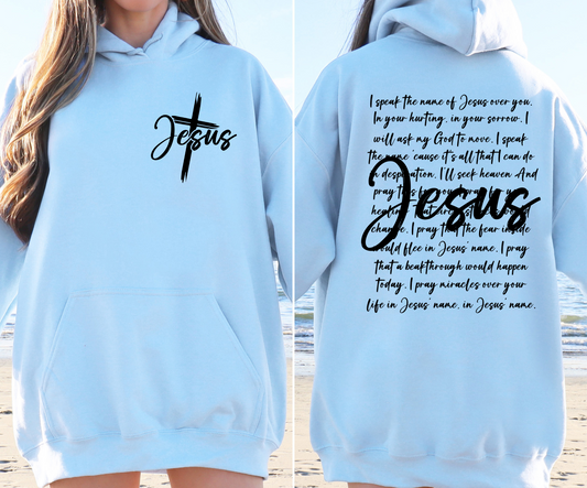 Speak the Name of Jesus Hoodie | Christian Jesus Hoodie