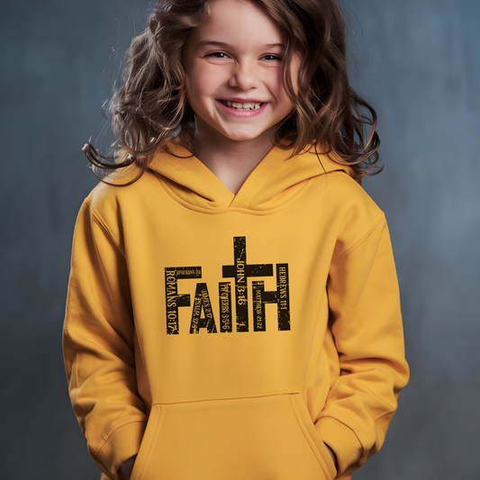 Youth Christian Faith Hoodie | John 3:16 Hooded Sweatshirt