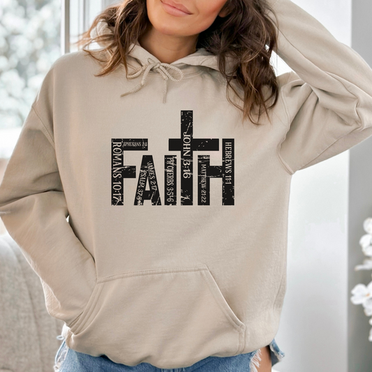 Christian Faith Hoodie | John 3:16 Sweatshirt | Word of Faith Hoodie